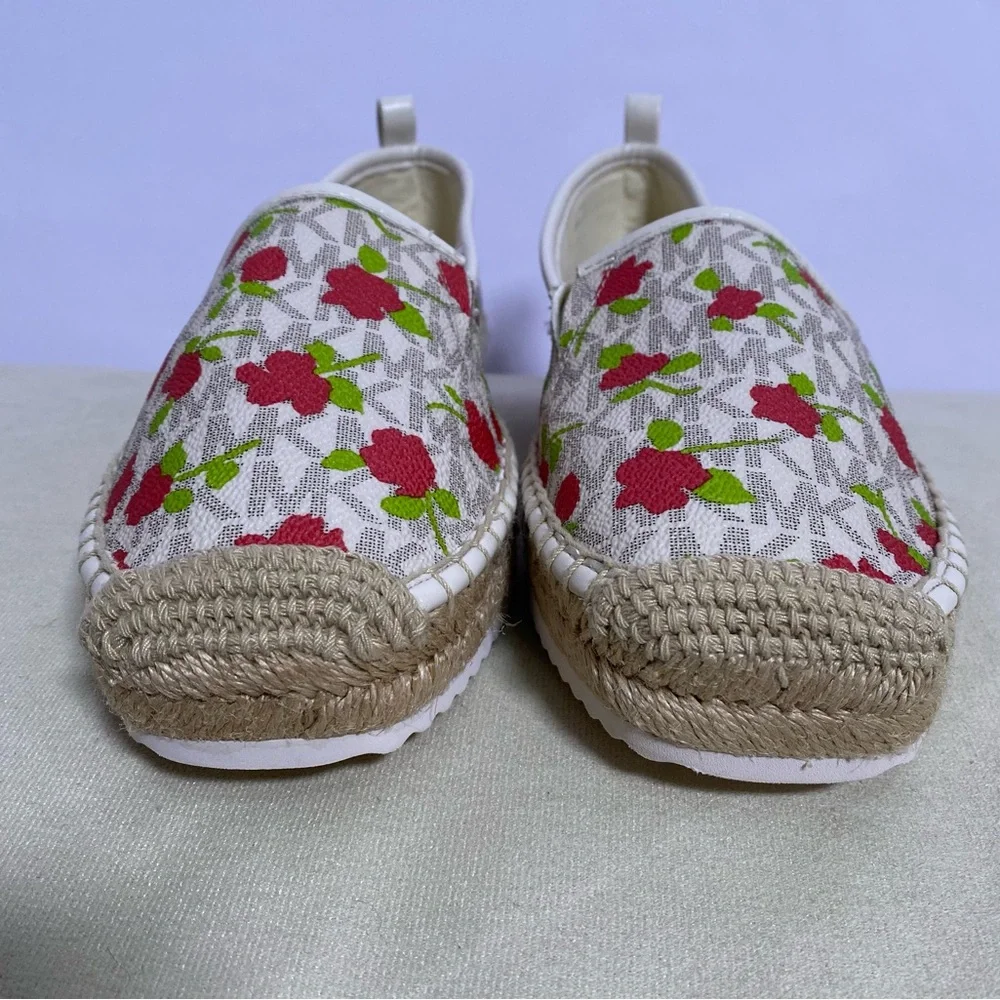 Michael Kors Red Floral Espadrilles